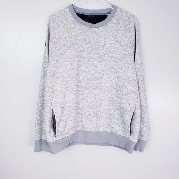 adidas Other - Adias Crewneck Sweatshirt Gray/White Size XL